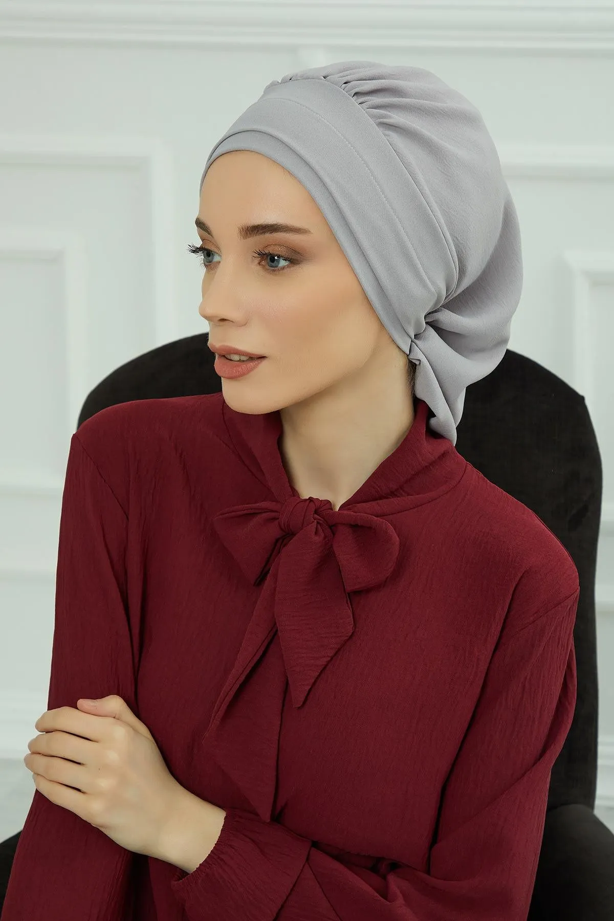 Instant Turban Lightweight Aerobin Scarf Head Turbans For Women Headwear Stylish Elegant Design,HT-91