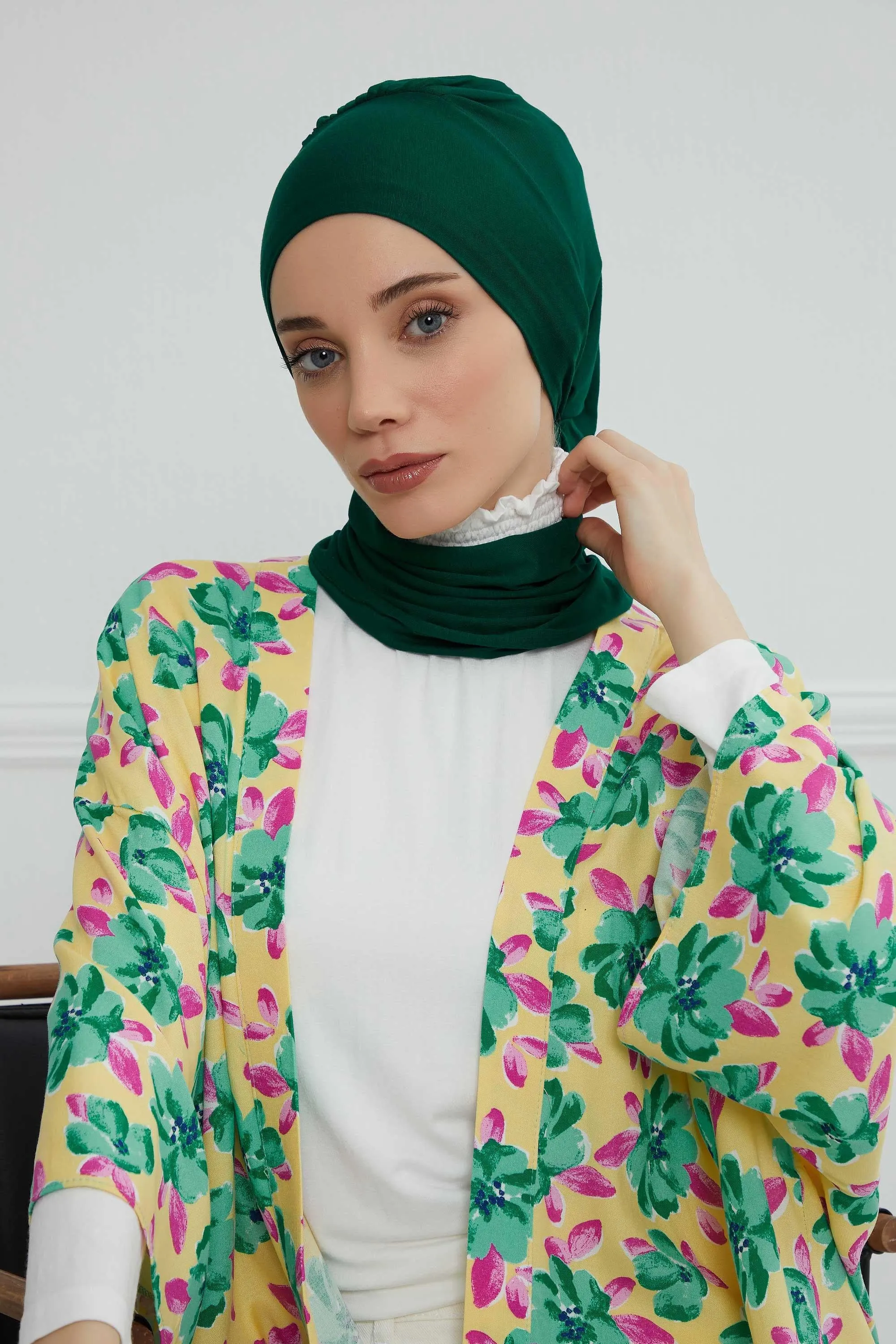 Instant Turban Lightweight Cotton Scarf Head Turbans For Women Headwear Stylish Elegant Design,HT-96