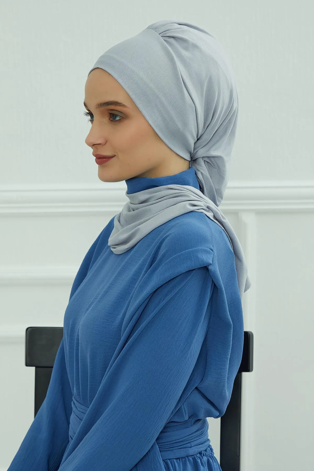 Instant Turban Lightweight Cotton Scarf Head Turbans For Women Headwear Stylish Elegant Design,HT-96