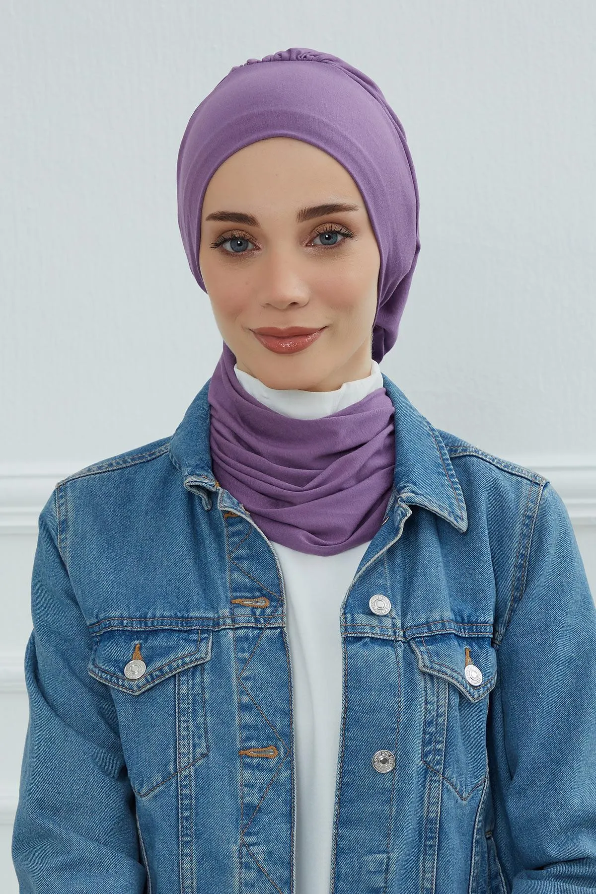 Instant Turban Lightweight Cotton Scarf Head Turbans For Women Headwear Stylish Elegant Design,HT-96