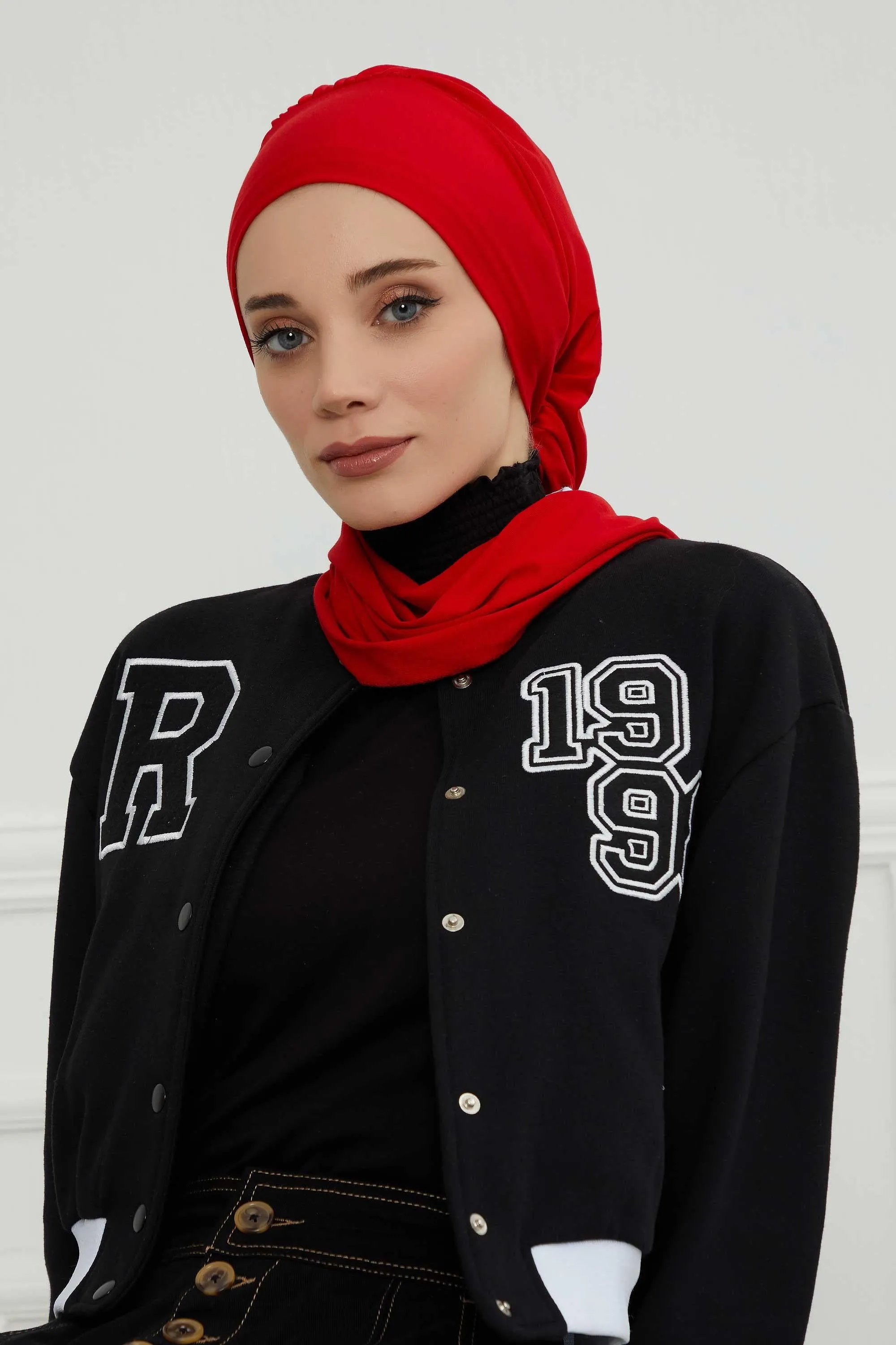 Instant Turban Lightweight Cotton Scarf Head Turbans For Women Headwear Stylish Elegant Design,HT-96