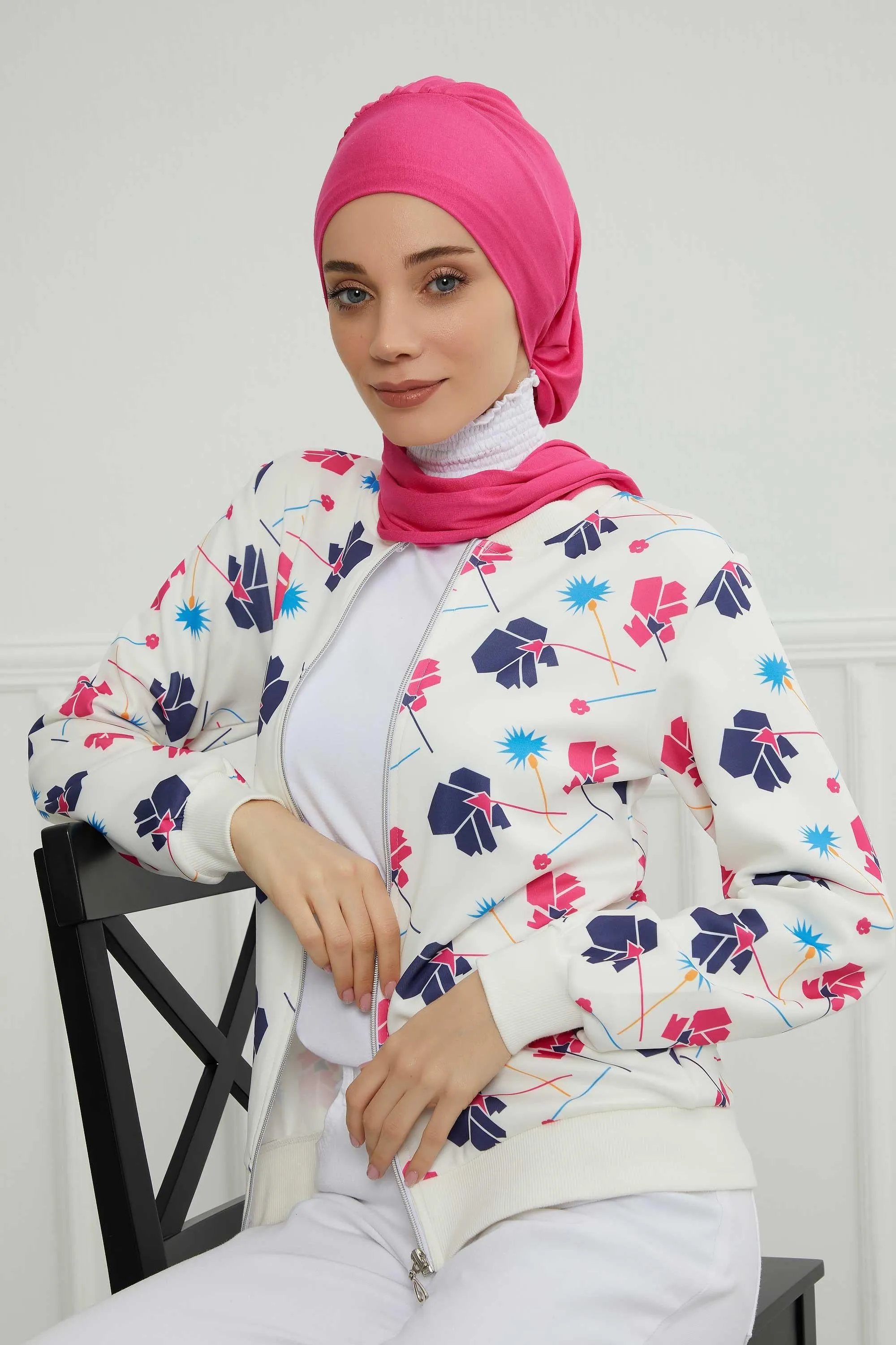 Instant Turban Lightweight Cotton Scarf Head Turbans For Women Headwear Stylish Elegant Design,HT-96