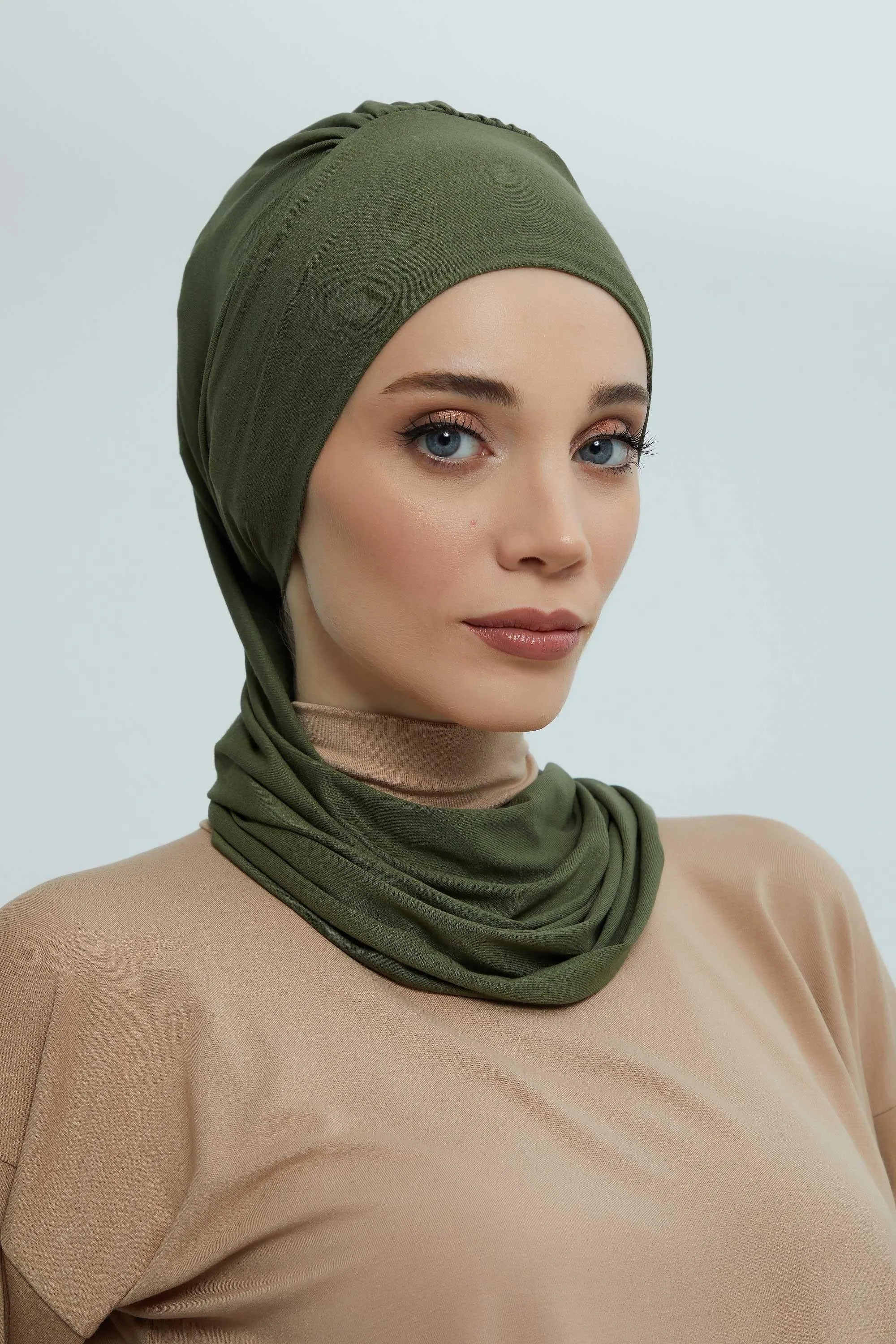 Instant Turban Lightweight Cotton Scarf Head Turbans For Women Headwear Stylish Elegant Design,HT-96