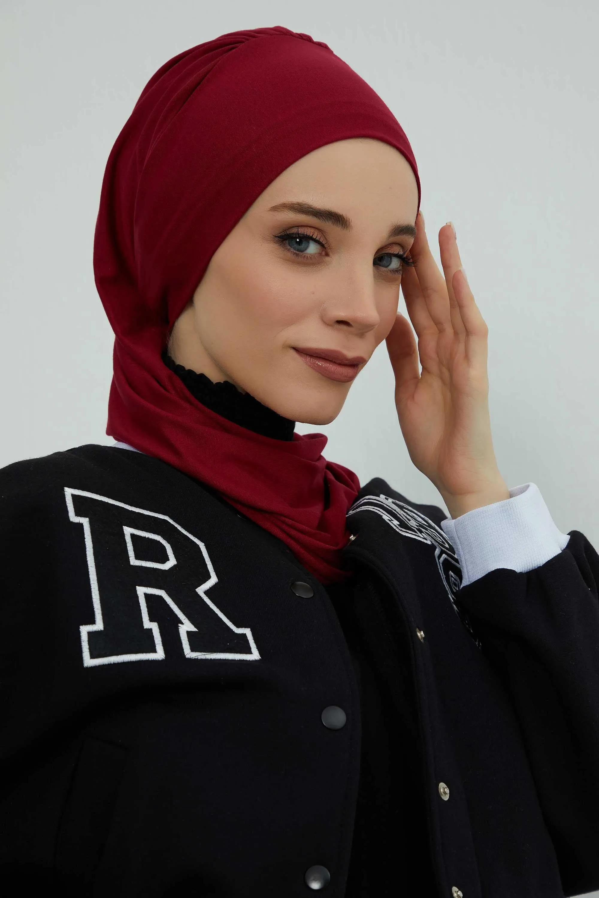 Instant Turban Lightweight Cotton Scarf Head Turbans For Women Headwear Stylish Elegant Design,HT-96