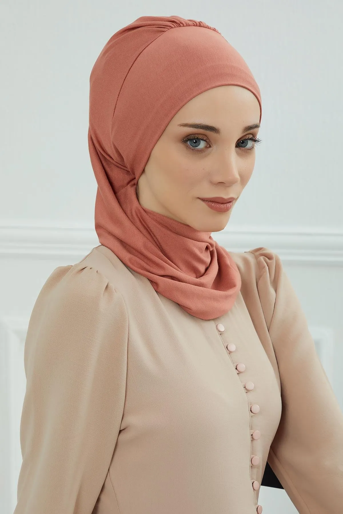 Instant Turban Lightweight Cotton Scarf Head Turbans For Women Headwear Stylish Elegant Design,HT-96