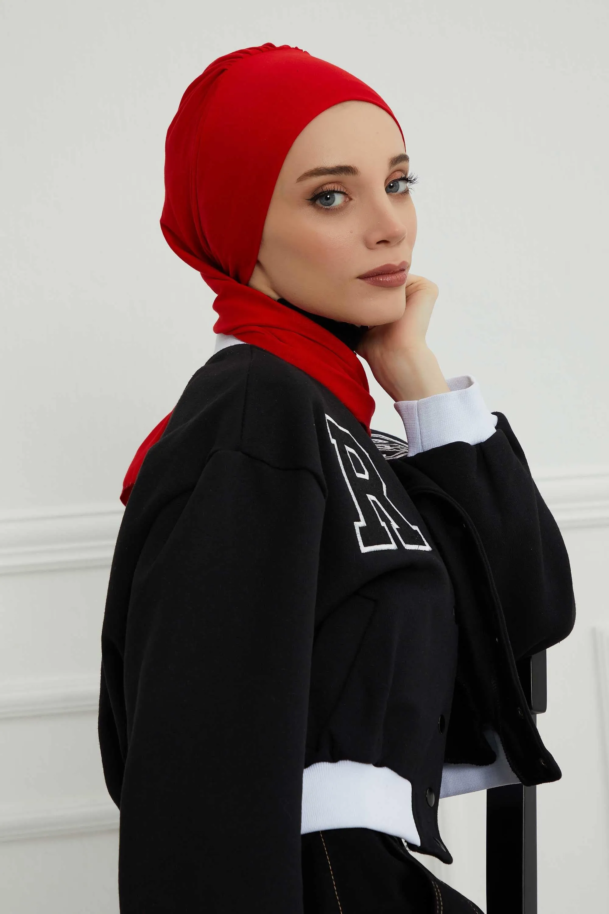 Instant Turban Lightweight Cotton Scarf Head Turbans For Women Headwear Stylish Elegant Design,HT-96