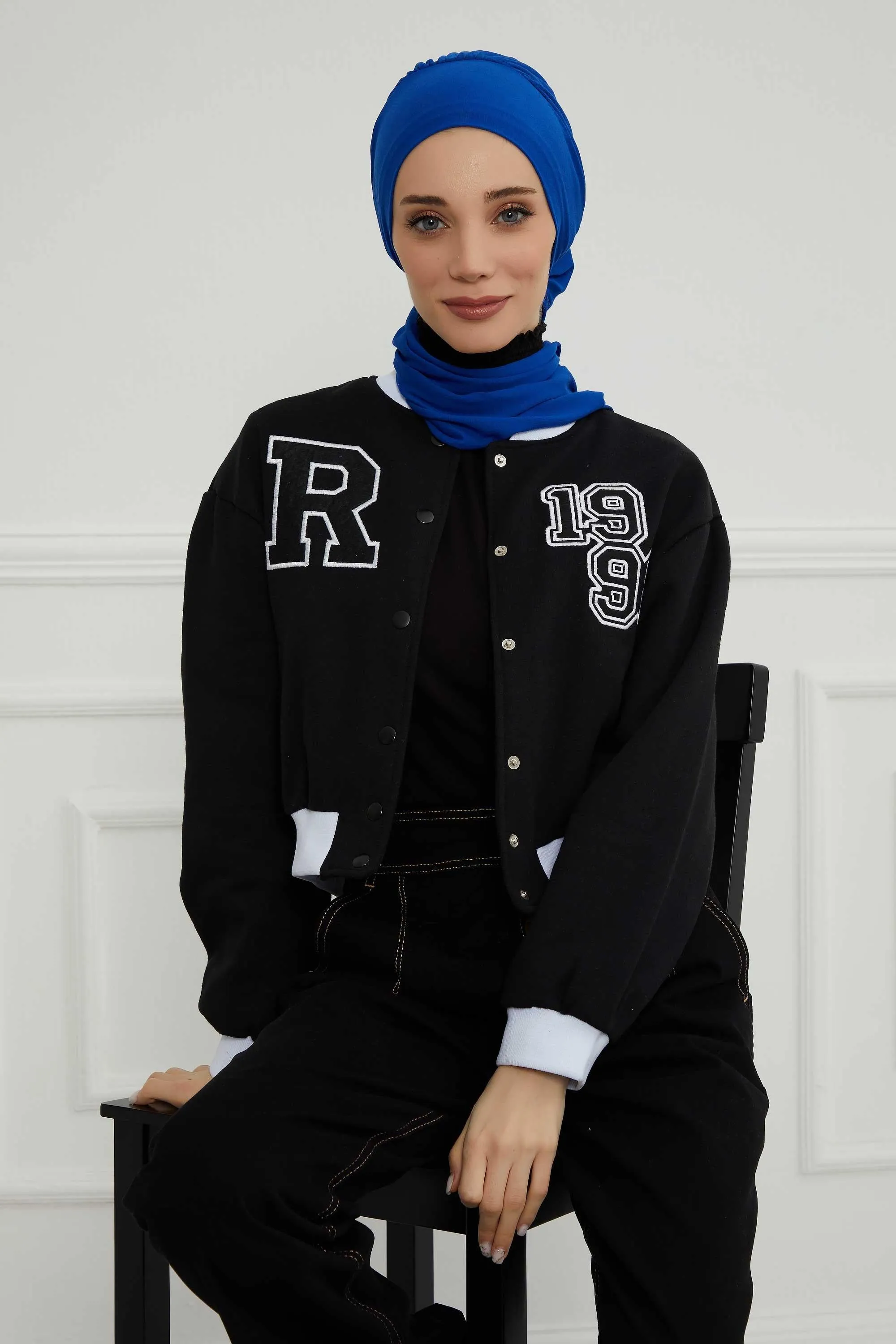 Instant Turban Lightweight Cotton Scarf Head Turbans For Women Headwear Stylish Elegant Design,HT-96