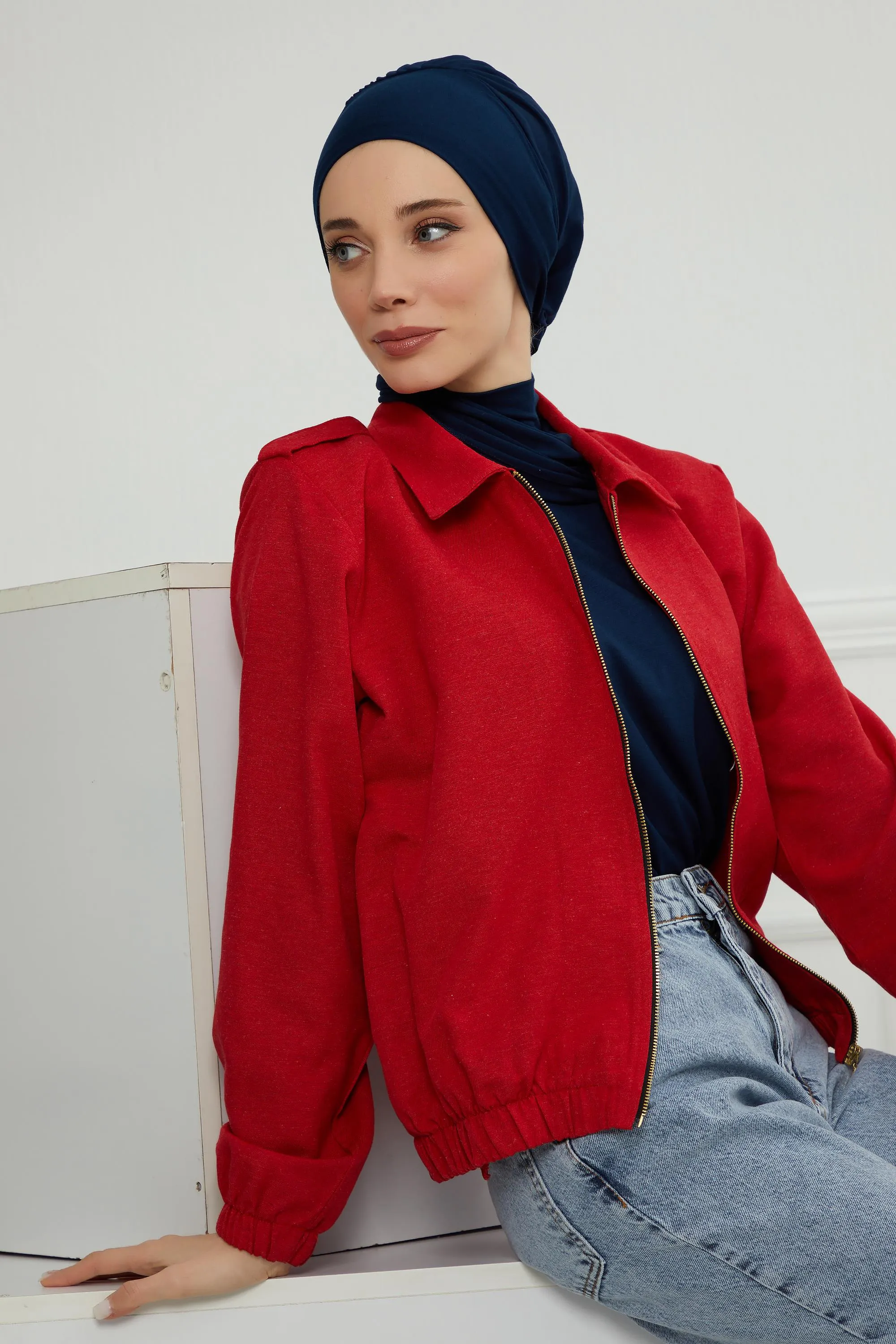 Instant Turban Lightweight Cotton Scarf Head Turbans For Women Headwear Stylish Elegant Design,HT-96