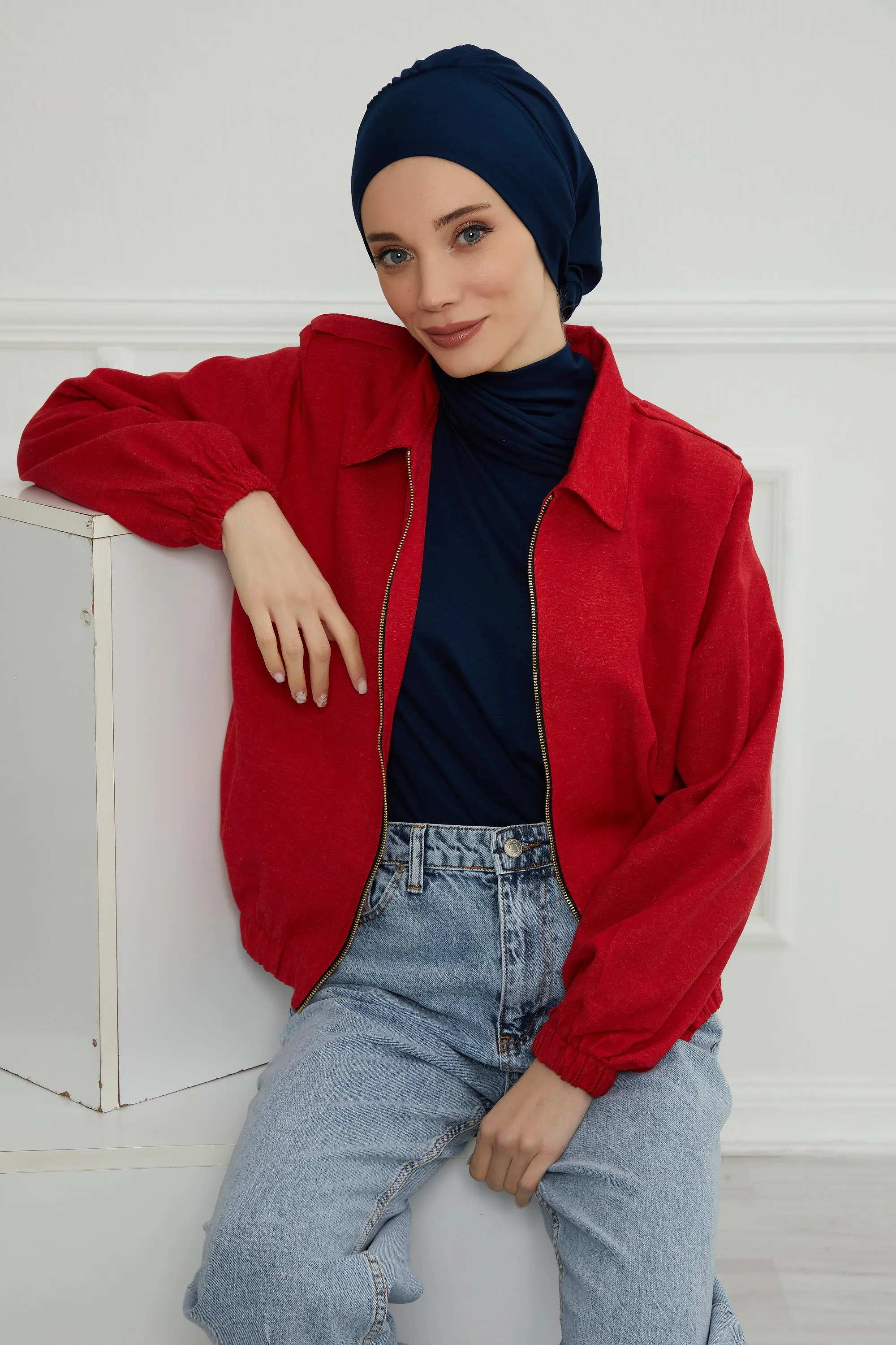 Instant Turban Lightweight Cotton Scarf Head Turbans For Women Headwear Stylish Elegant Design,HT-96