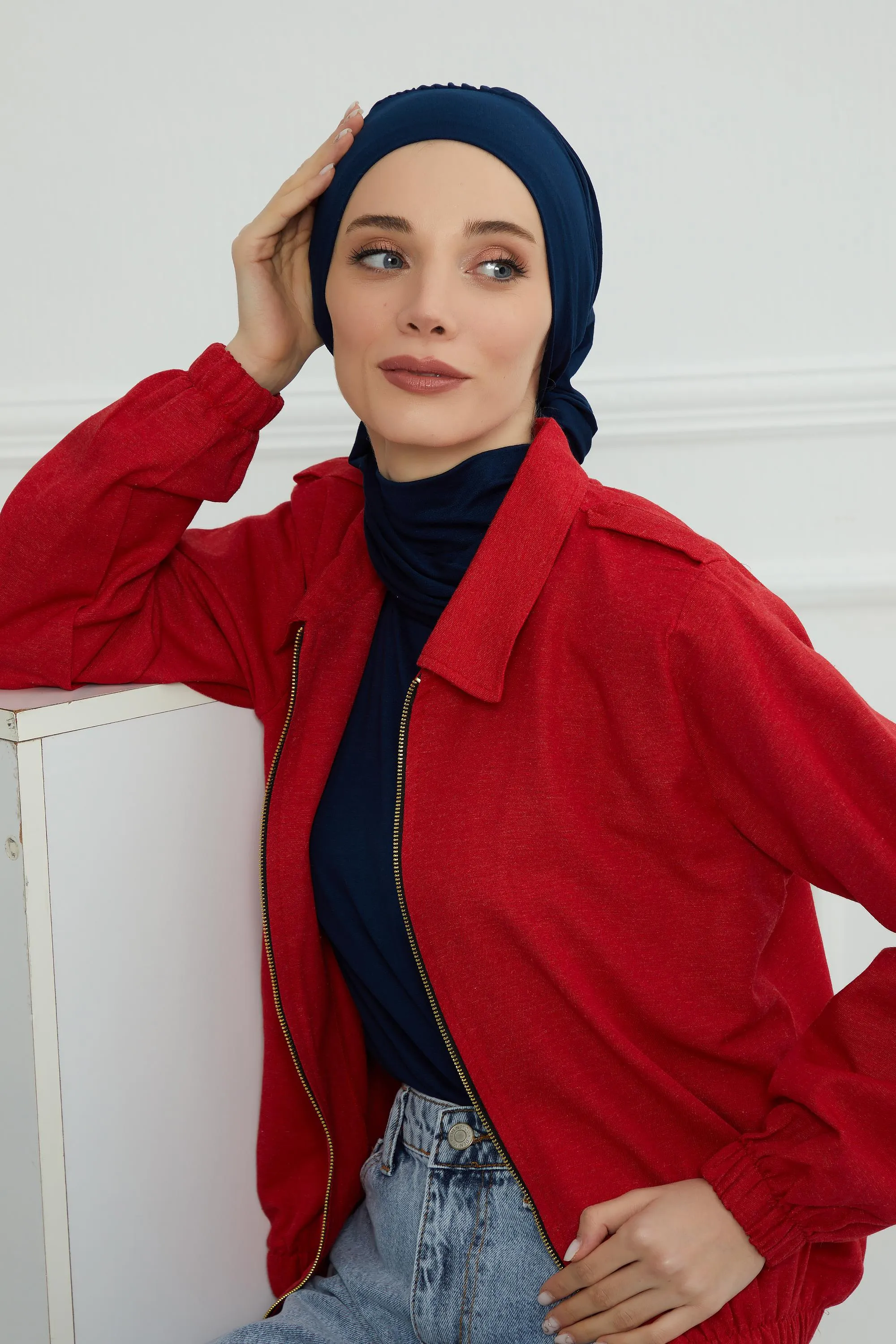 Instant Turban Lightweight Cotton Scarf Head Turbans For Women Headwear Stylish Elegant Design,HT-96