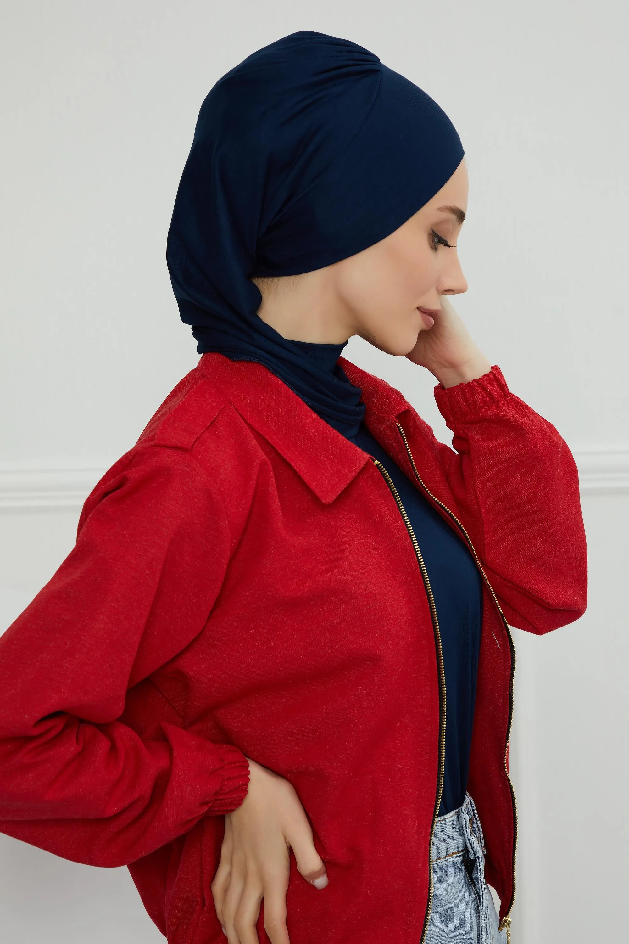 Instant Turban Lightweight Cotton Scarf Head Turbans For Women Headwear Stylish Elegant Design,HT-96