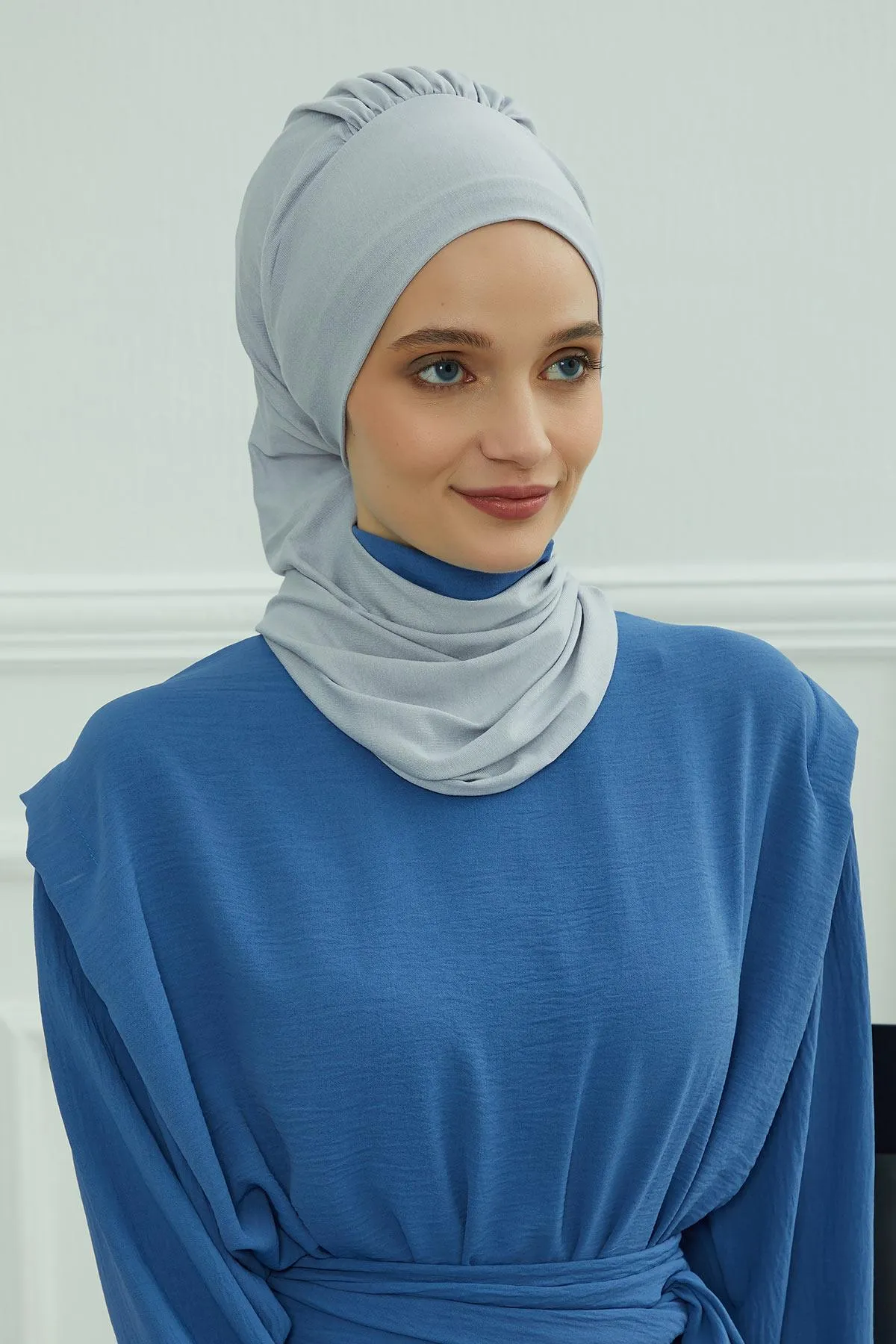 Instant Turban Lightweight Cotton Scarf Head Turbans For Women Headwear Stylish Elegant Design,HT-96
