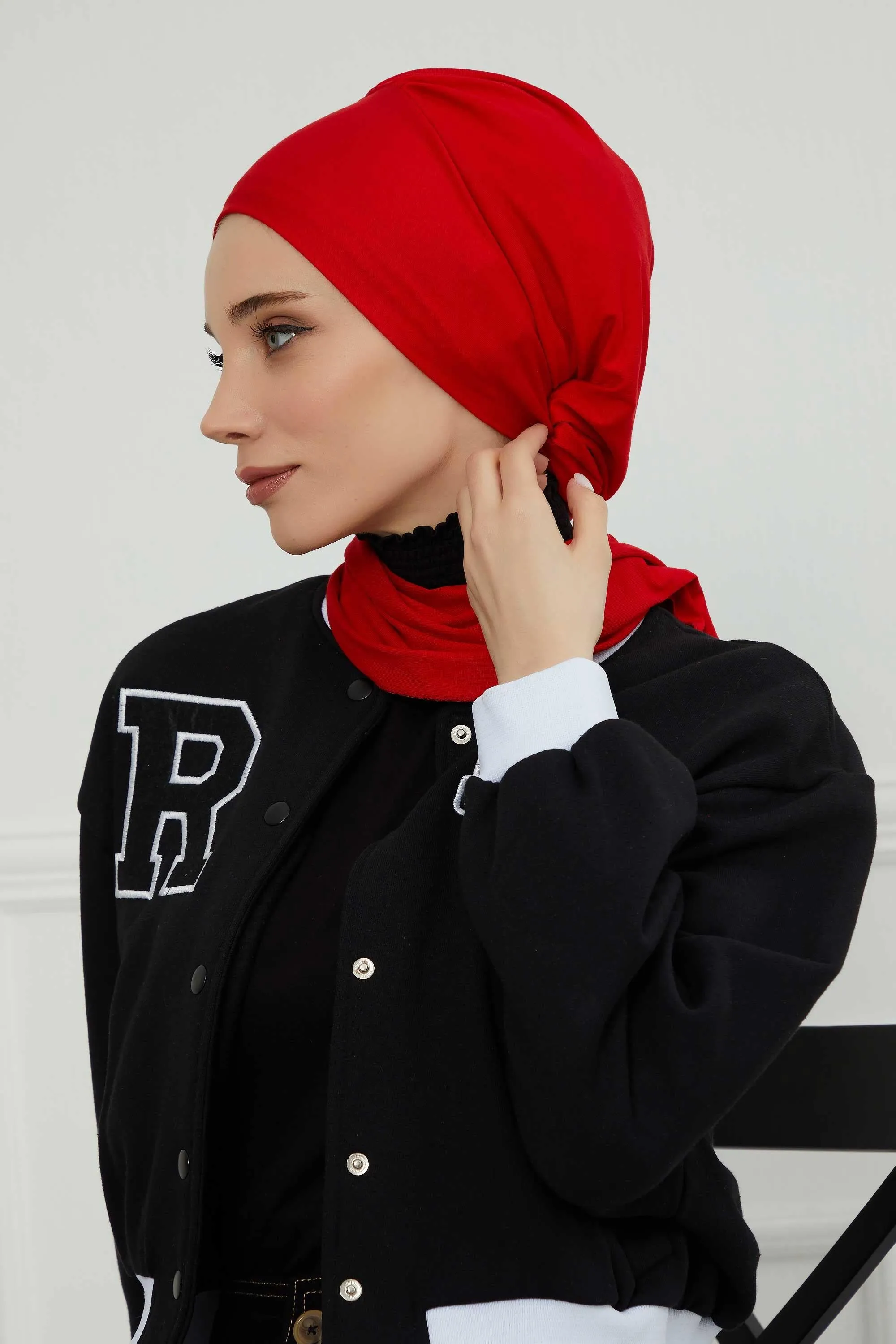 Instant Turban Lightweight Cotton Scarf Head Turbans For Women Headwear Stylish Elegant Design,HT-96