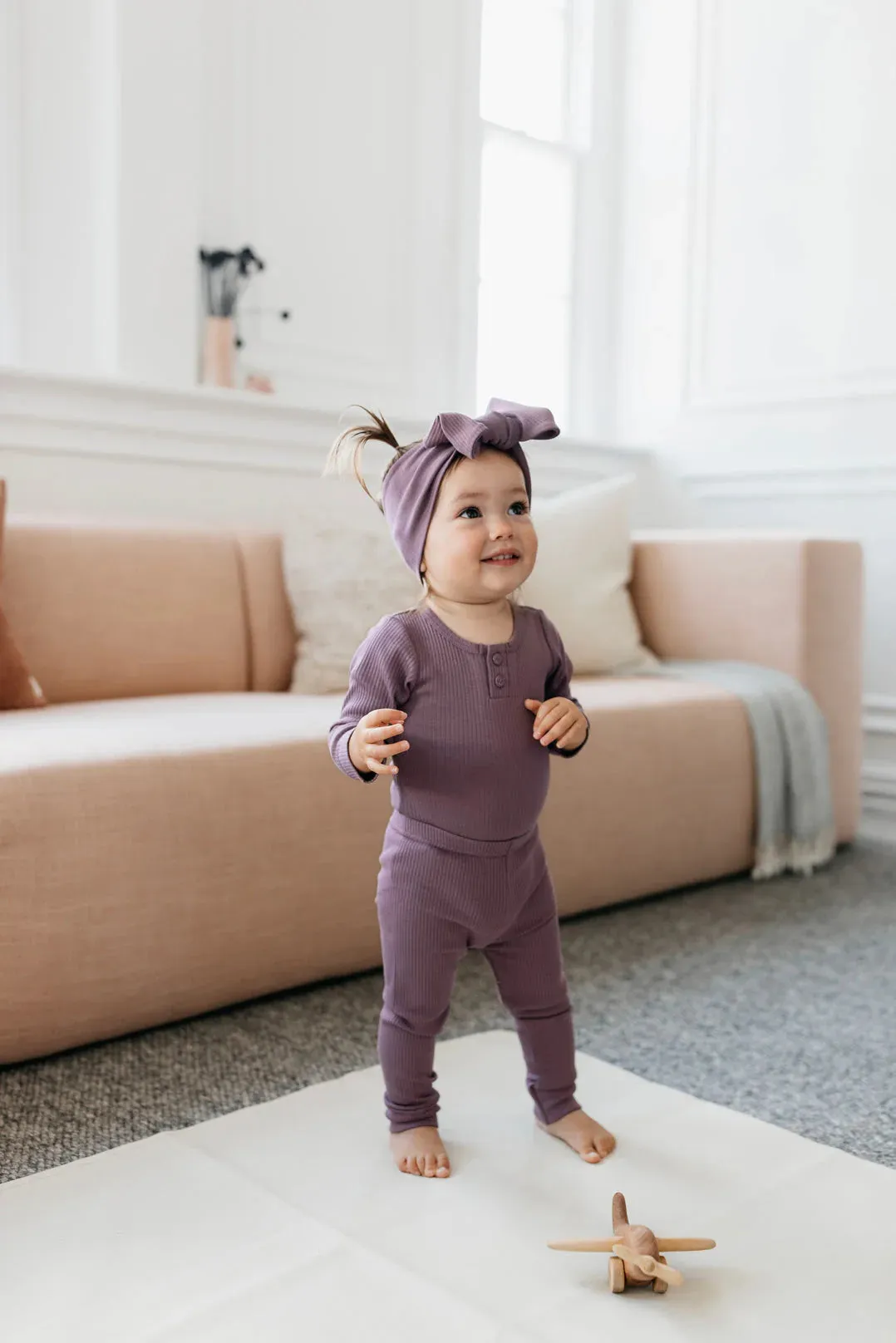 Jamie Kay Organic Cotton Modal Headband - Mauve