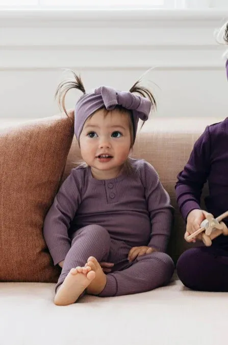 Jamie Kay Organic Cotton Modal Headband - Mauve
