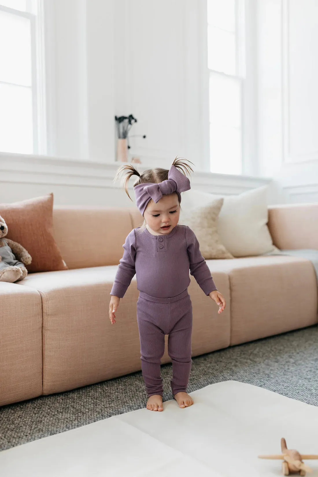 Jamie Kay Organic Cotton Modal Headband - Mauve
