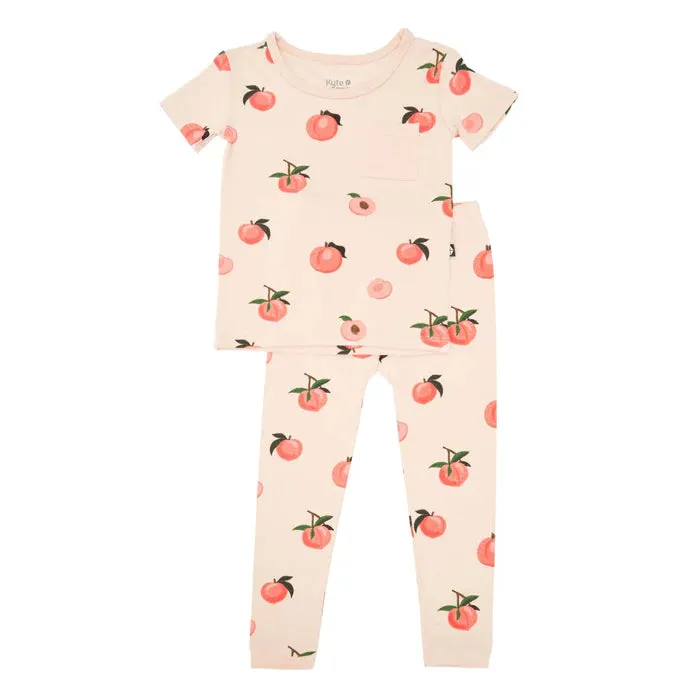 Kyte Baby - Short Sleeve With Pants Pajamas - Peach