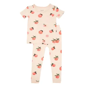 Kyte Baby - Short Sleeve With Pants Pajamas - Peach