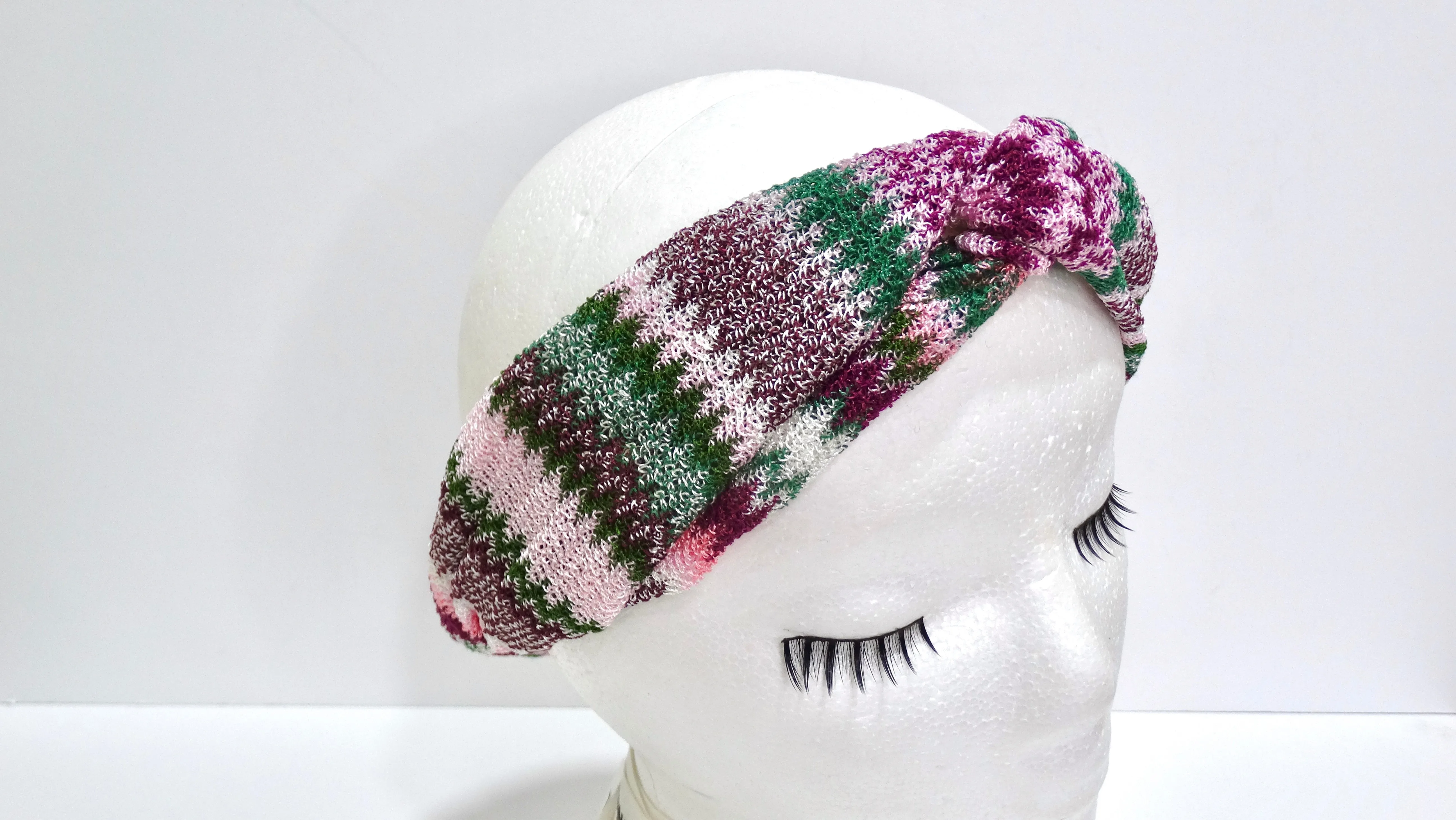 Missoni Multi-Color Knit Knotted Headband