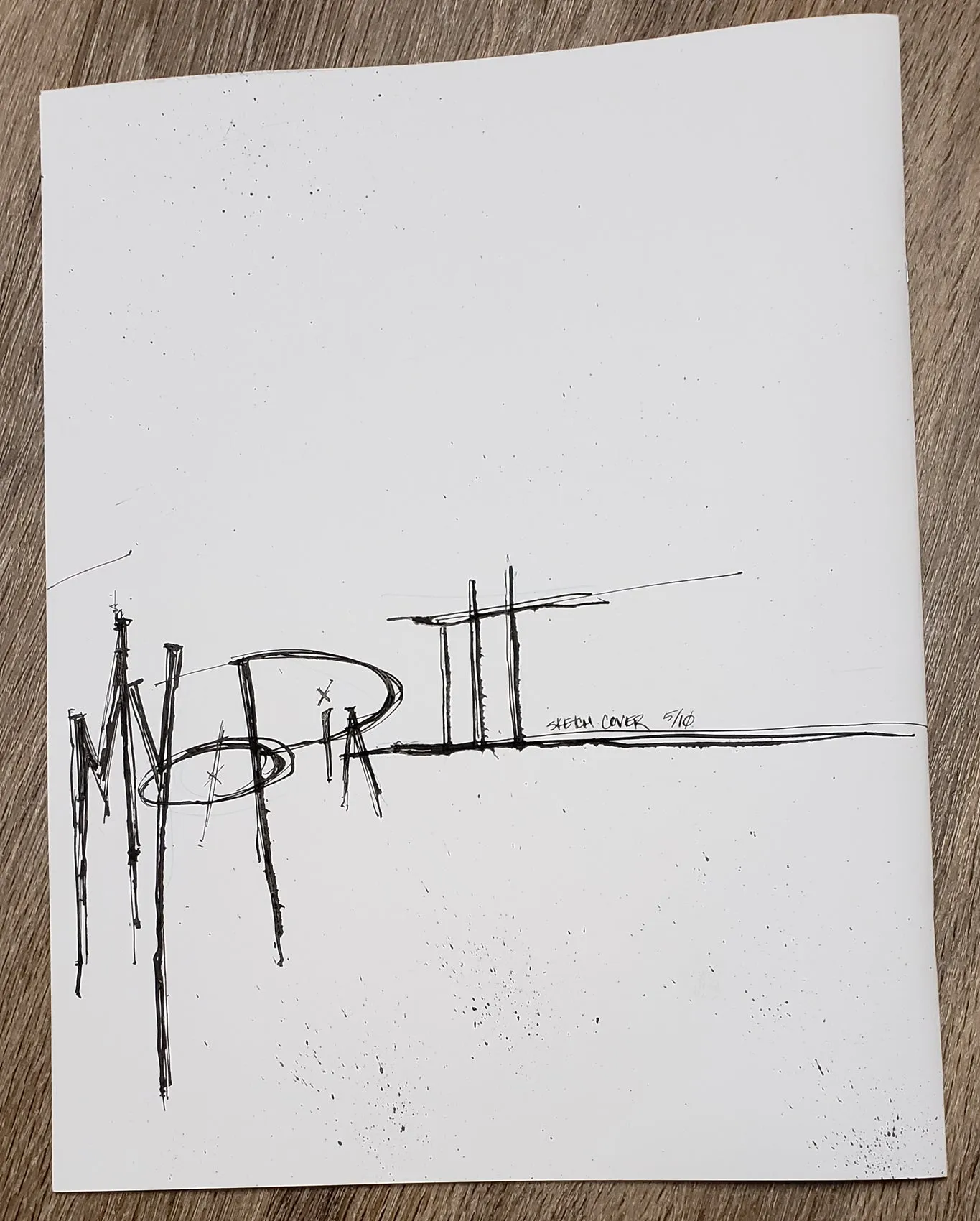 MYOPIA:03 - Original Hand Drawn Sketch Cover 5 of 10