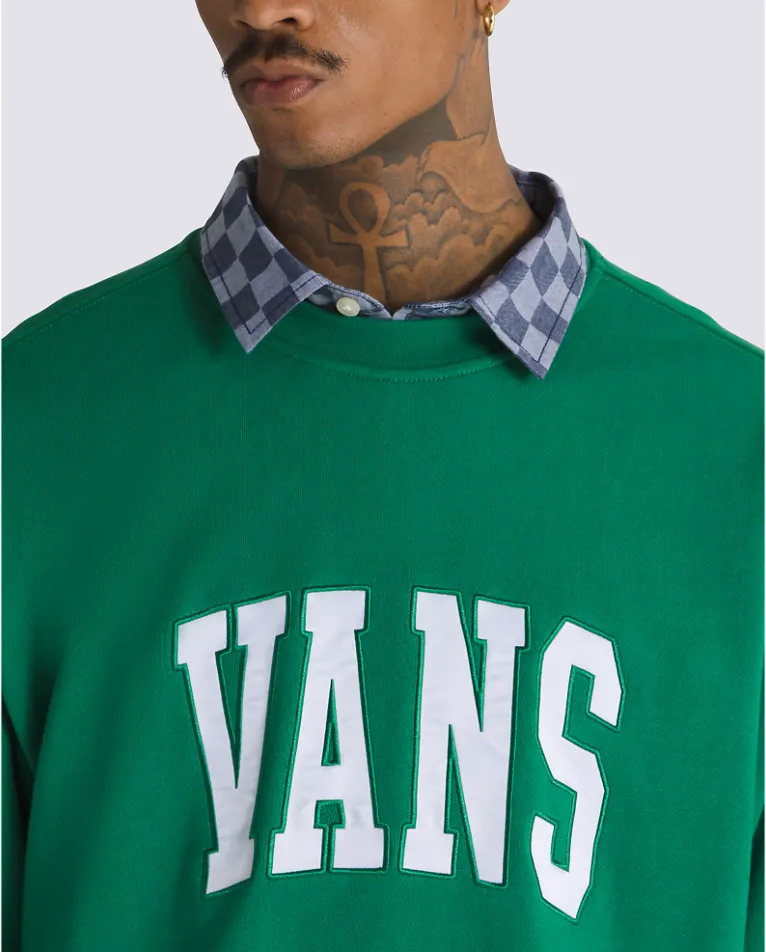 ORIGINAL STANDARDS VARSITY LOOSE CREW SWEATSHIRT - VERDANT GREEN
