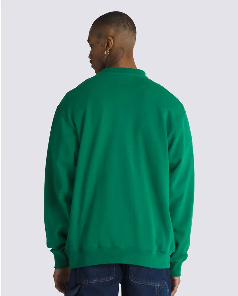 ORIGINAL STANDARDS VARSITY LOOSE CREW SWEATSHIRT - VERDANT GREEN