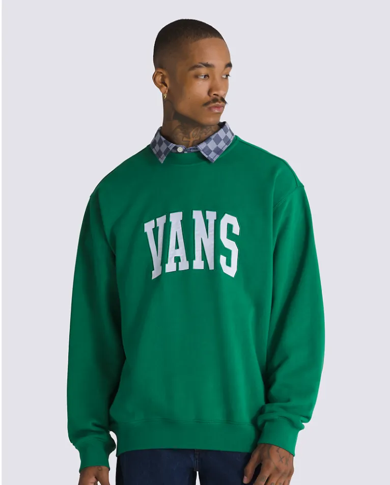 ORIGINAL STANDARDS VARSITY LOOSE CREW SWEATSHIRT - VERDANT GREEN