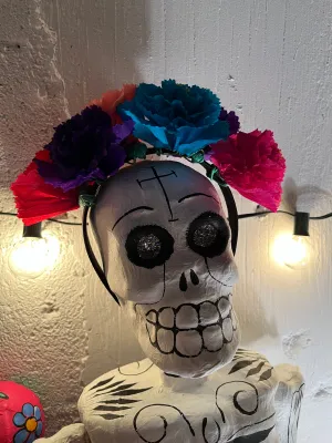Paper Carnations Headband