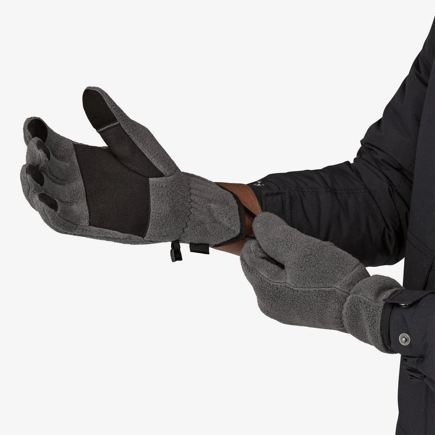 Patagonia Synchilla® Fleece Gloves Forge Grey