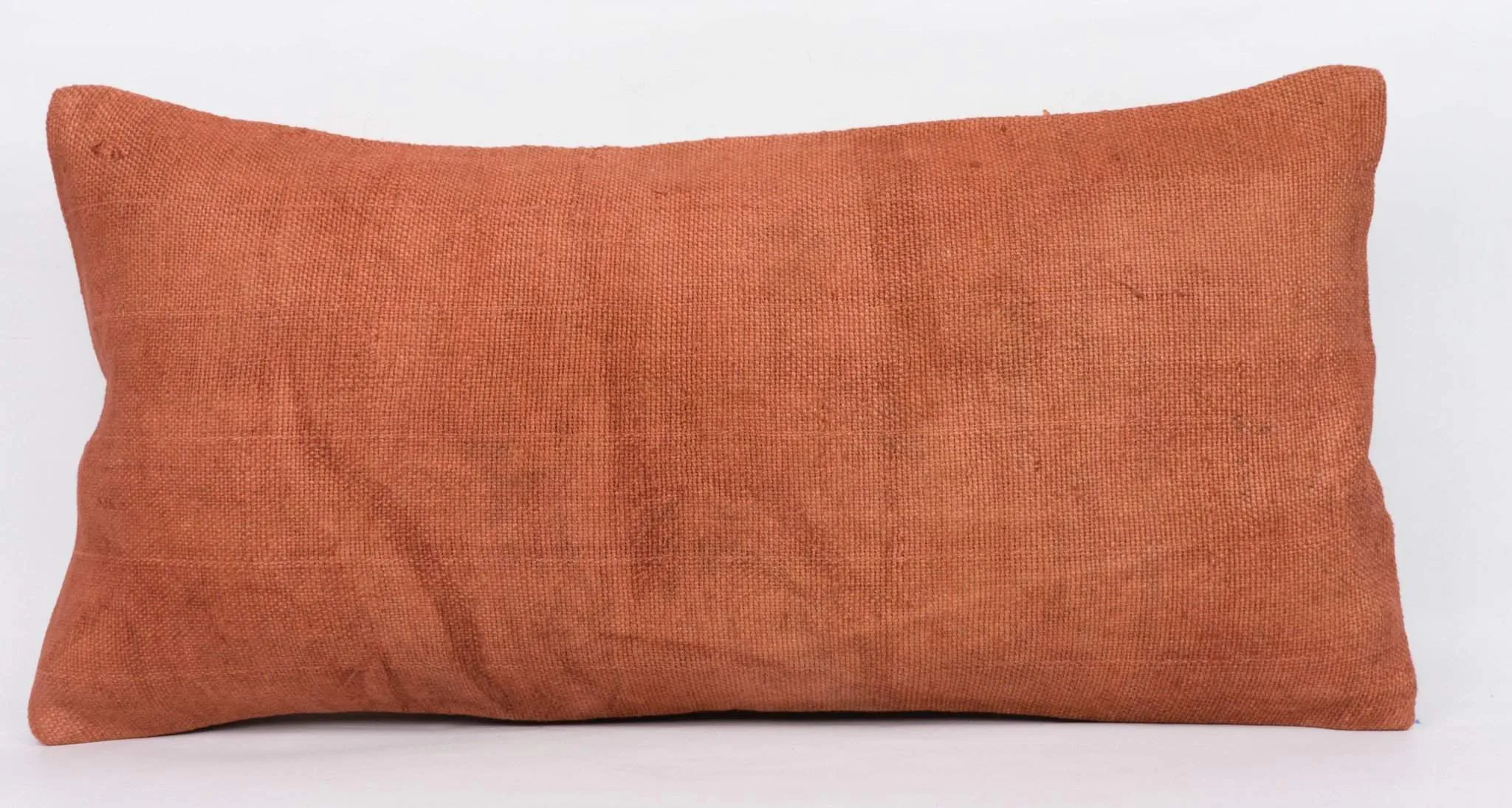Plain Brown Kilim Pillow Cover 12x24 4174