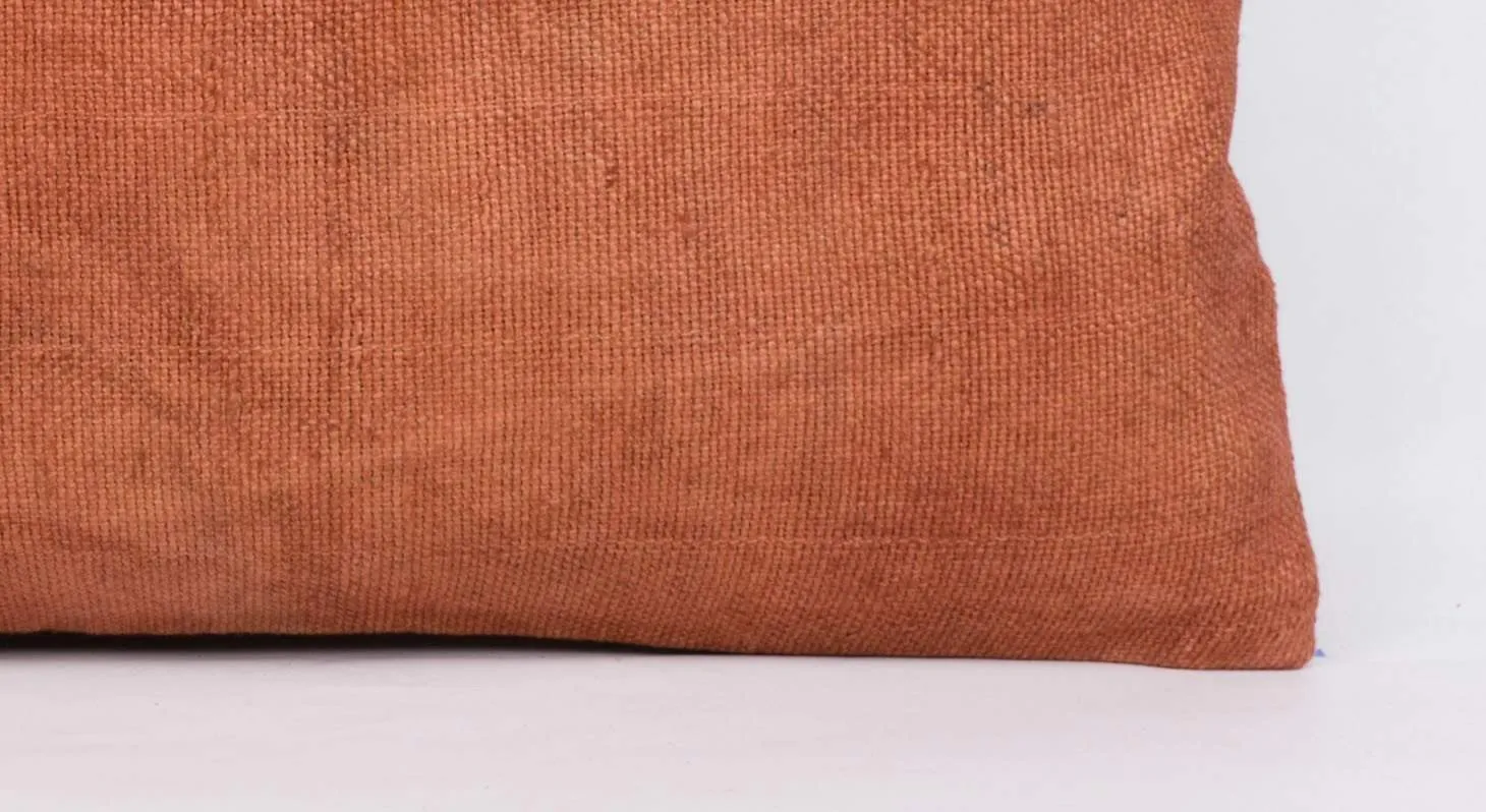 Plain Brown Kilim Pillow Cover 12x24 4174