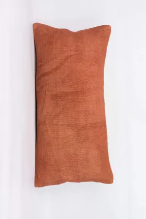 Plain Brown Kilim Pillow Cover 12x24 4174
