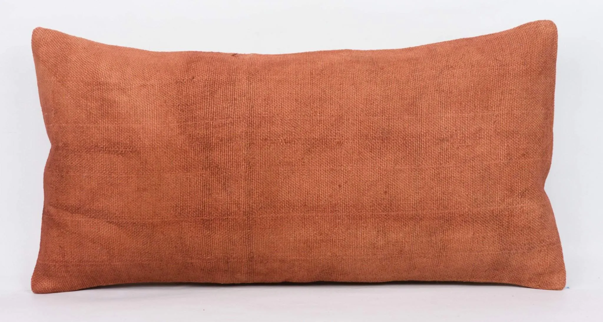 Plain Brown Kilim Pillow Cover 12x24 4208