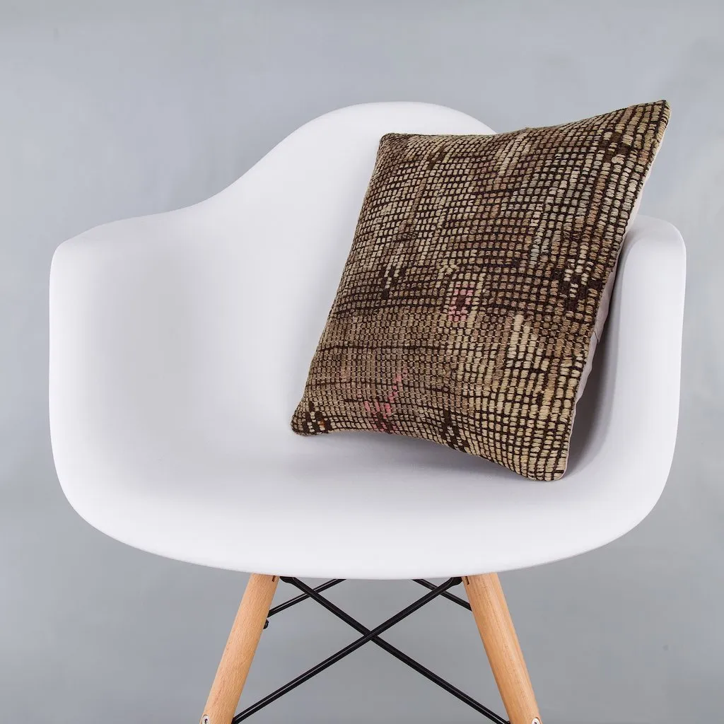 Plain Multiple Color Kilim Pillow Cover 16x16 7946