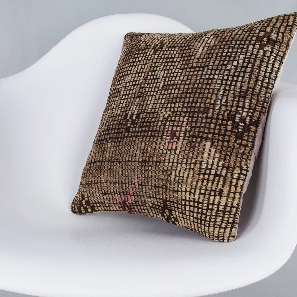 Plain Multiple Color Kilim Pillow Cover 16x16 7946