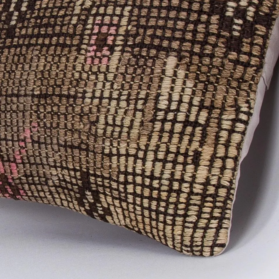 Plain Multiple Color Kilim Pillow Cover 16x16 7946