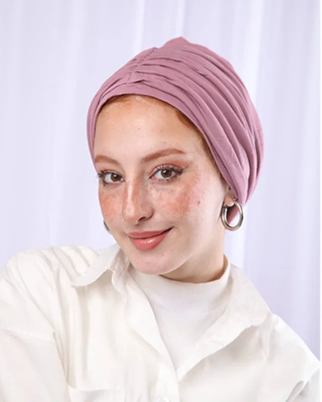 Pleated Cotton Turban