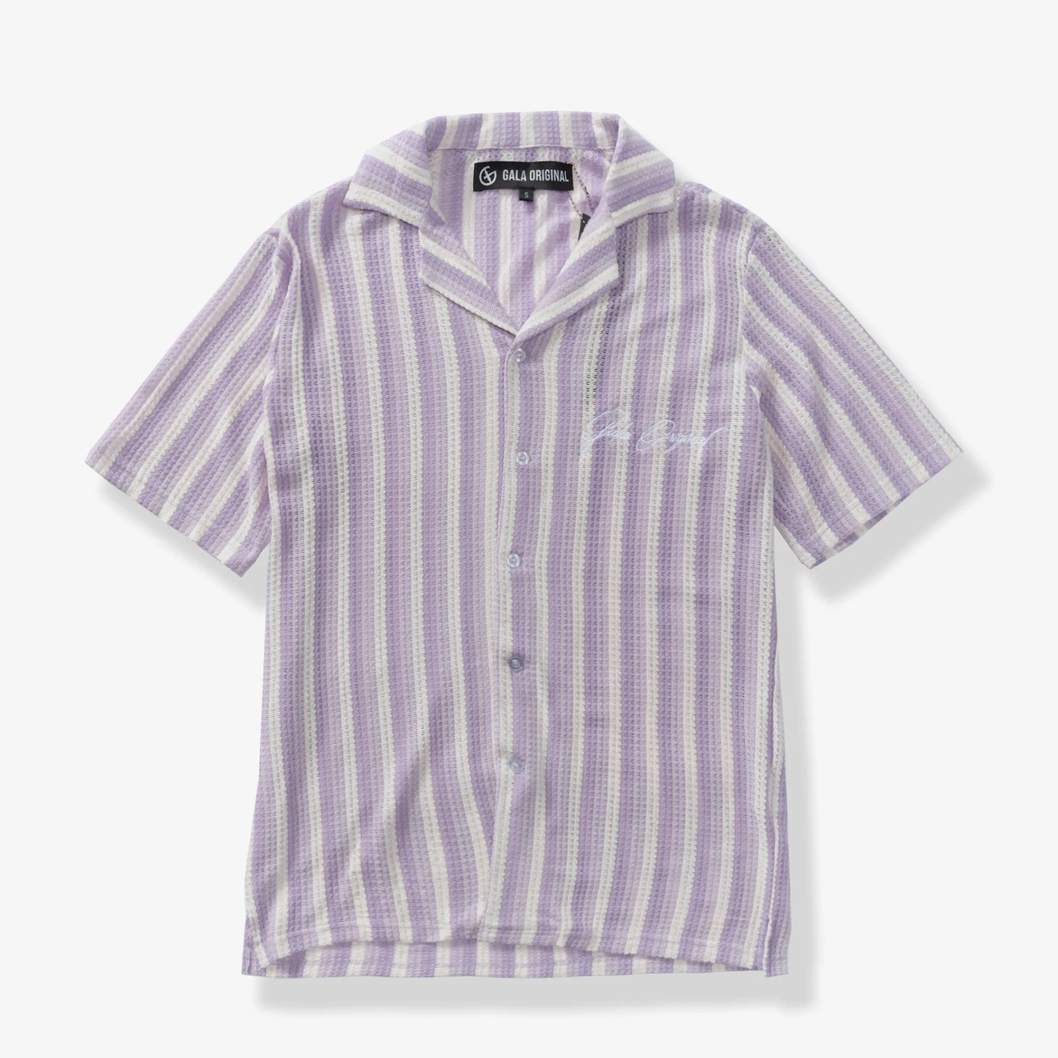 "Sierra" Button-Up (lilac stripe)