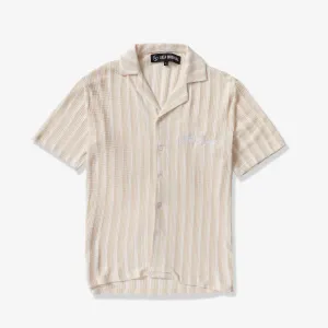 "Sierra" Button-Up (tan stripe)