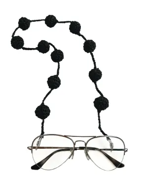 RAFFIA GLASSES CHAIN - PEPPER