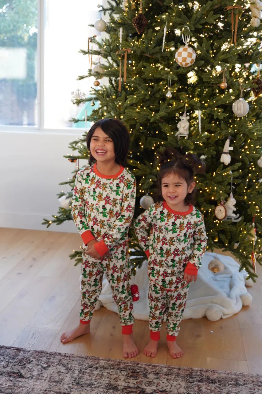 Rowdy Sprouts Grateful Dead Holiday Bamboo Thermal Set