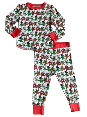 Rowdy Sprouts Grateful Dead Holiday Bamboo Thermal Set
