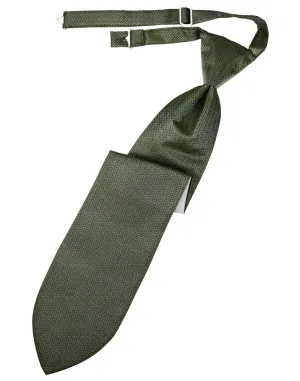 Sage Herringbone Kids Necktie