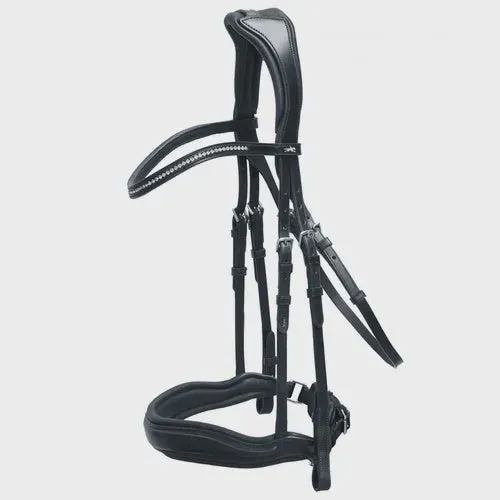 Schockemohle Stanford Wide Bridle Black with Silver
