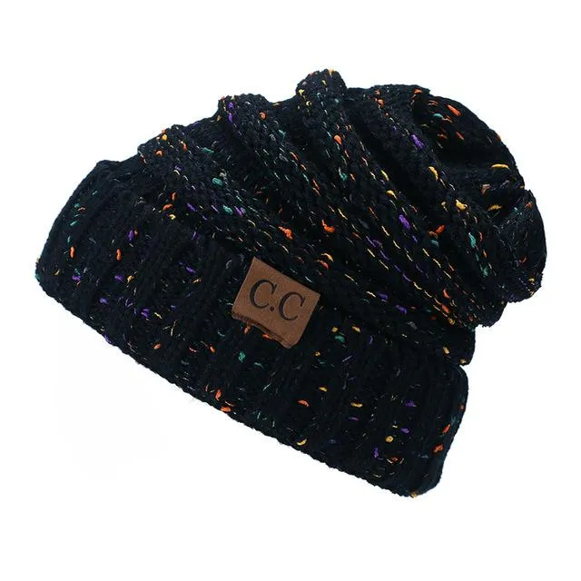 Soft Knit Ponytail Beanie
