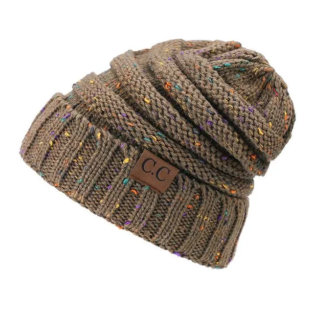 Soft Knit Ponytail Beanie