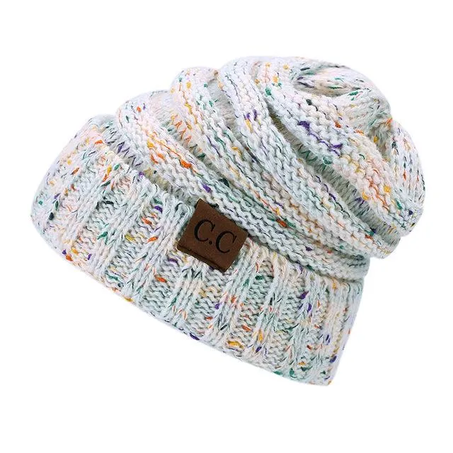 Soft Knit Ponytail Beanie