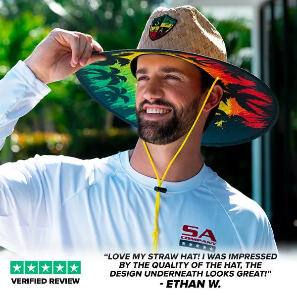 STRAW HAT PACK: 1 HAT & 4 FACE SHIELDS ® | PICK YOUR PACK