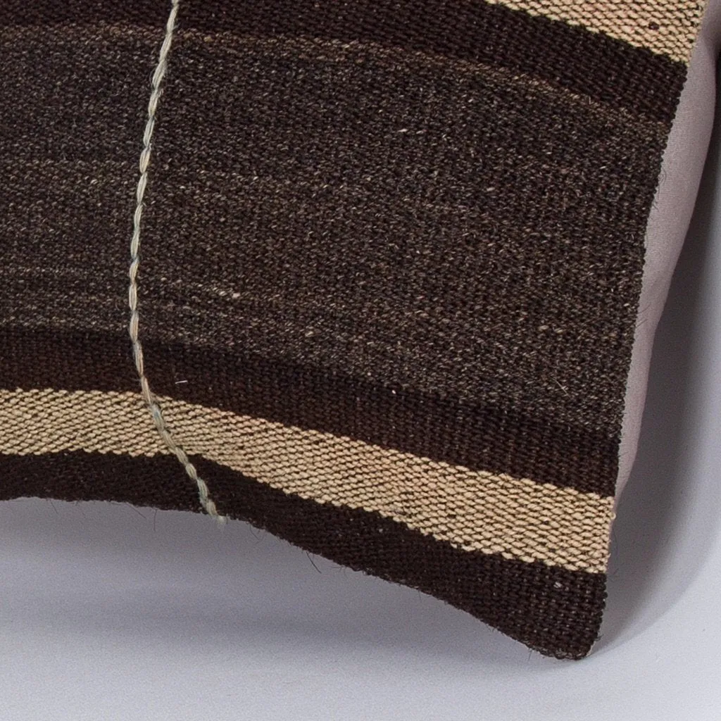 Striped Multiple Color Kilim Pillow Cover 16x16 7260
