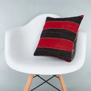 Striped Multiple Color Kilim Pillow Cover 16x16 7723